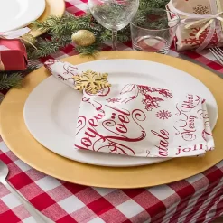 Online Snowflake Napkin Rings, Set of 6 Christmas Dining & Entertaining