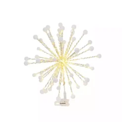 Hot Gold Starburst Snowflake LED Tree Topper Christmas Tree Decorations
