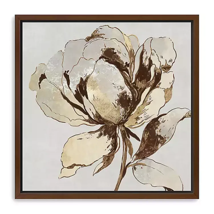 Kirklands Home Framed Art|Golden Blossom II Framed Canvas Art Print
