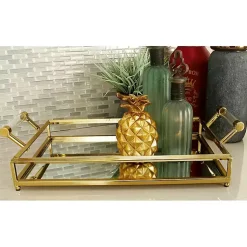 Clearance en Glammed Mirror Decorative Tray Decorative Trays