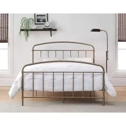 Kirklands Home Beds & Headboards|en Sun Vintage Arch Queen Bed Frame Gold