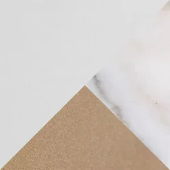 Kirklands Home Floor Lamps|Golden Triangle Marble Shelf Floor Lamp White