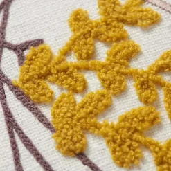 New Goldenrod Bunny Embroidered Easter Throw Pillow Easter Decorations