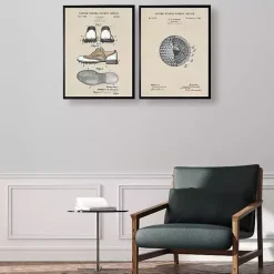 Kirklands Home Framed Art|Golf Ball Patent Framed Art Print