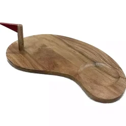 Kirklands Home Serving & Entertaining|Golf Serving Board with Detachable Flag Brown