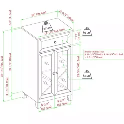 Kirklands Home Cabinets & Sideboards|Graphite Double Door Reeves Cabinet Black