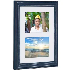 Kirklands Home Gallery Wall Frames|Gray & Navy 10-pc. Gallery Wall Frame & Shelf Set
