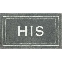 Kirklands Home Bathroom Rugs|& White Gray