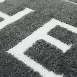 Kirklands Home Bathroom Rugs|& White Gray