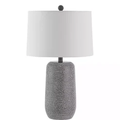 Kirklands Home Table Lamps|Gray & Dots Celvin Table Lamp White
