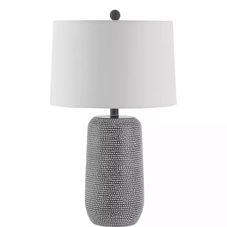 Kirklands Home Table Lamps|Gray & Dots Celvin Table Lamp White