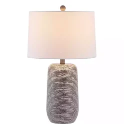 Kirklands Home Table Lamps|Gray & Dots Celvin Table Lamp White