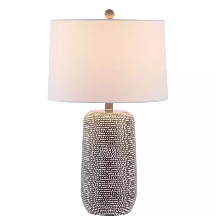 Kirklands Home Table Lamps|Gray & Dots Celvin Table Lamp White