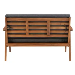 Kirklands Home Outdoor Sets|Acacia Wood 4-pc. Outdoor Living Set Gray