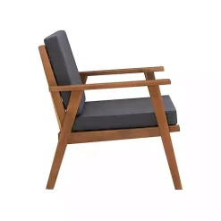 Kirklands Home Outdoor Sets|Acacia Wood 4-pc. Outdoor Living Set Gray