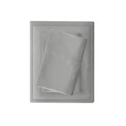 Kirklands Home Bed Sheets|All Season Moisture Wicking King Sheet Set Gray