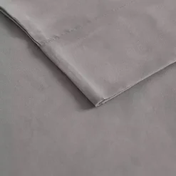 Kirklands Home Bed Sheets|All Season Moisture Wicking King Sheet Set Gray