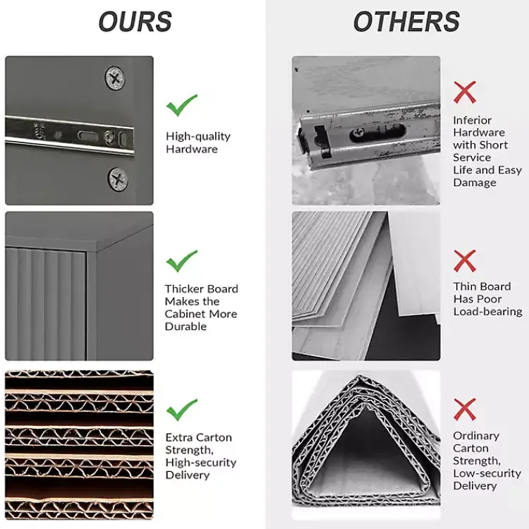 Kirklands Home Nightstands|and Gold Modern Ceandro Nightstand Gray