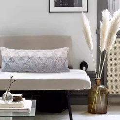 Discount and White Gradient Diamonds Lumbar Pillow Pillows