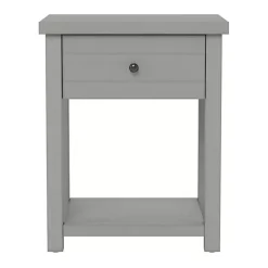 Kirklands Home Accent & End Tables|Bailie Wooden Side Table Gray