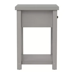 Kirklands Home Accent & End Tables|Bailie Wooden Side Table Gray