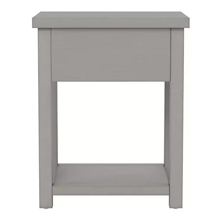 Kirklands Home Accent & End Tables|Bailie Wooden Side Table Gray