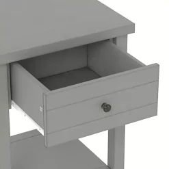 Kirklands Home Accent & End Tables|Bailie Wooden Side Table Gray