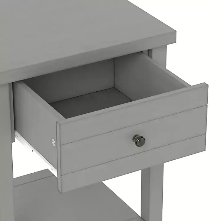 Kirklands Home Accent & End Tables|Bailie Wooden Side Table Gray