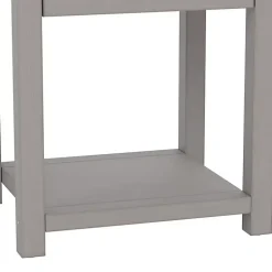 Kirklands Home Accent & End Tables|Bailie Wooden Side Table Gray