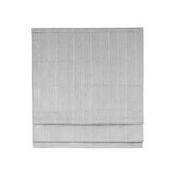 Kirklands Home Curtains & Drapes|Basketweave Cordless Roman Shade, 31 in. Gray