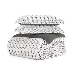 Kirklands Home Duvets|Gray Bohemian 2-pc. Twin Duvet Cover Set