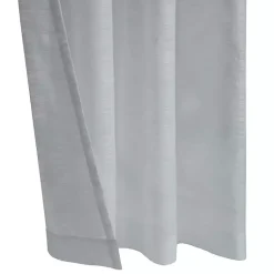 Kirklands Home Curtains & Drapes|Boucle Sheer Single Curtain Panel, 95 in. Gray