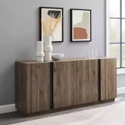 Kirklands Home Cabinets & Sideboards|Gray Brown Modern 2-Door Sideboard