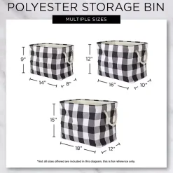 Clearance Cats Meow Rectangular Storage Bin, 14 in. Baskets & Boxes