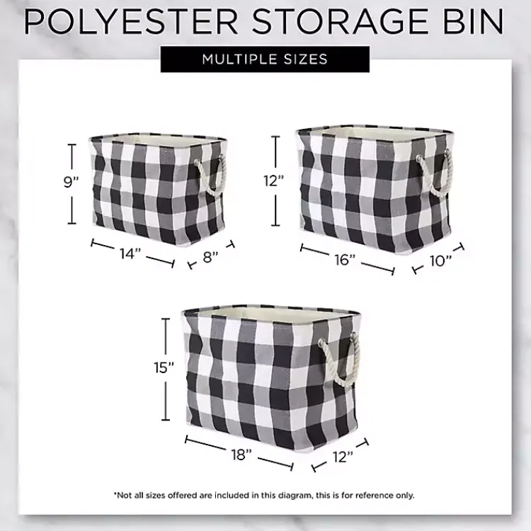 Clearance Cats Meow Rectangular Storage Bin, 14 in. Baskets & Boxes