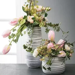 New Ceramic Striped Vase Vases