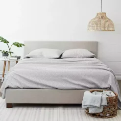 Kirklands Home Bed Sheets|Chambray 4-pc. California King Sheet Set Gray