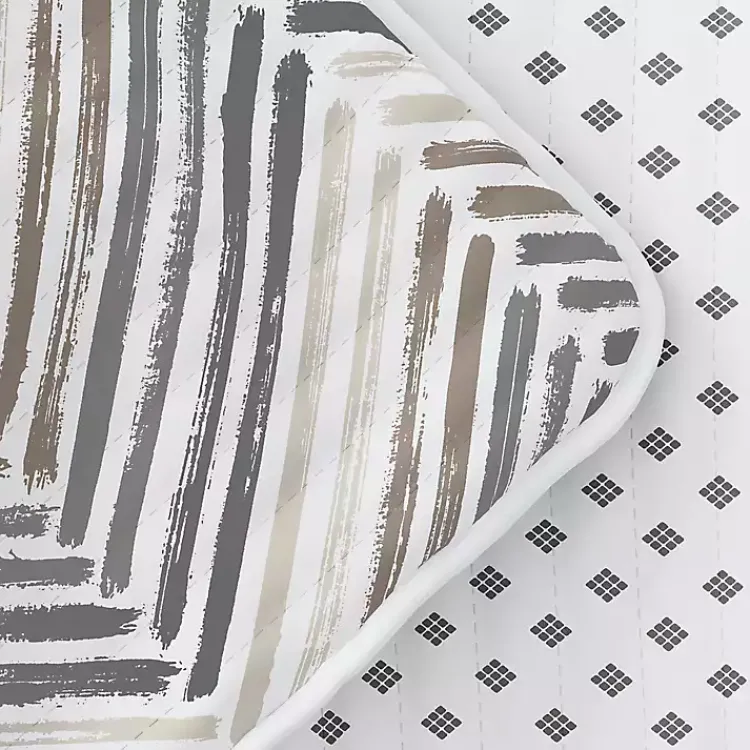 Kirklands Home Quilts|Gray Chevron Reversible 3-pc. Queen Quilt Set