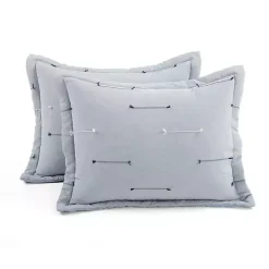 Kirklands Home Comforters|Clip Jacquard 3-pc. Full/Queen Comforter Set Gray