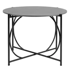 Kirklands Home Outdoor Tables|Gray Concrete Top Outdoor Bistro Table