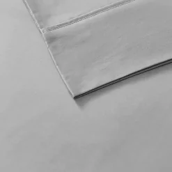 Kirklands Home Bed Sheets|Cotton Blend Sateen 6-pc. Queen Sheet Set Gray