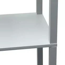 Kirklands Home Floor Lamps|Etagere Shelf Charging Floor Lamp Gray