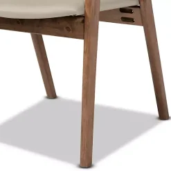 Kirklands Home Dining Chairs|Faux Leather Harland Dining Chairs, Set of 2 Gray