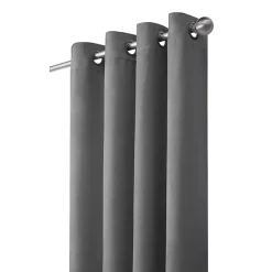 Kirklands Home Curtains & Drapes|Faux Suede Blackout Curtain Panel, 95 in. Gray