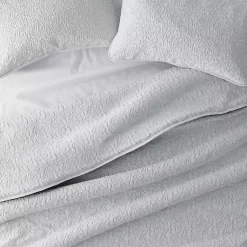 Kirklands Home Quilts|Floral Stitch 3-pc. Queen Quilt Set Gray