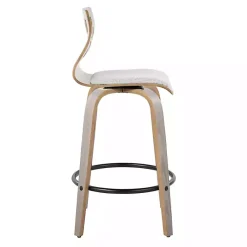 Kirklands Home Bar Stools & Counter Height Stools|Golia Swivel Counter Stools, Set of 2 Gray