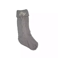 Online Joy Cable Knit Stocking Christmas Stockings & Stocking Holders