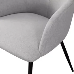 Kirklands Home Dining Chairs|Lily Upholstered Dining Chairs, Set of 2 Gray