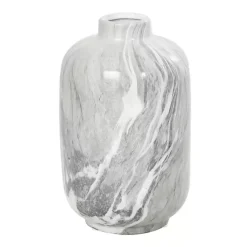 Outlet Marble Finish Ceramic Vases, Set of 3 Vases