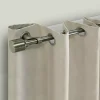 Kirklands Home Curtain Rods & Hardware|Gray Metal Blackout Finial Curtain Rod, 36 in.